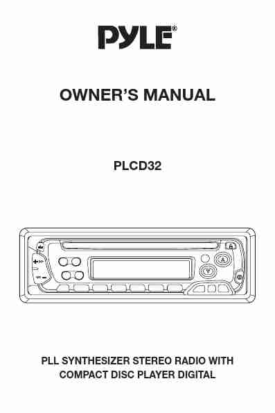 Radio Shack Car Stereo System PLCD32-page_pdf